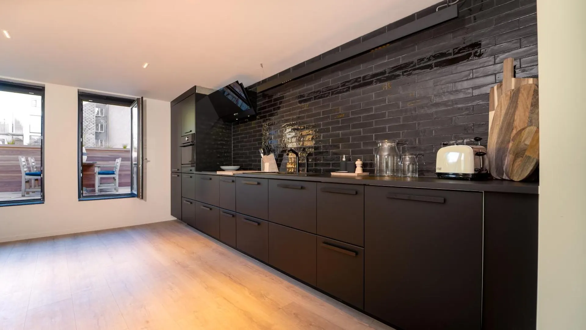 公寓 Zilter - Groot Duplex Appartement Met Terras 奥斯滕德
